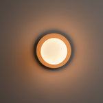 Opal Disk Wall Light | Sand