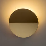 Round Diffuser Wall Light | Brass