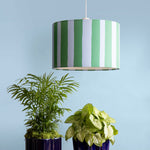 Striped Lamp Shade | Blue/Green