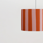 Striped Lamp Shade | Pink/Orange