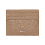 Men's Classic Grained Card Holder | Camel