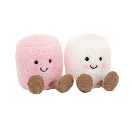 Amuseables Pink & White Marshmallows Soft Toy