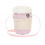 Amuseables Coffee-To-Go Pink Crossbody Bag