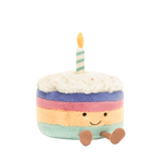 Amuseables Rainbow Birthday Cake Soft Toy