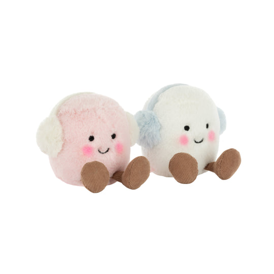 Amuseables Toastie Pink and White Marshmallows Soft Toy