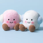 Amuseables Toastie Pink and White Marshmallows Soft Toy