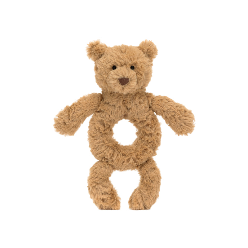 Bartholomew Bear Ring Rattle | Baby Jellycat