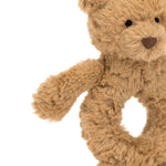 Bartholomew Bear Ring Rattle | Baby Jellycat