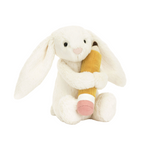 Bashful Bunny with Pencil Soft Toy