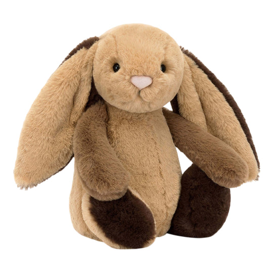Bashful Patchwork Brown Bunny Soft Toy | Original