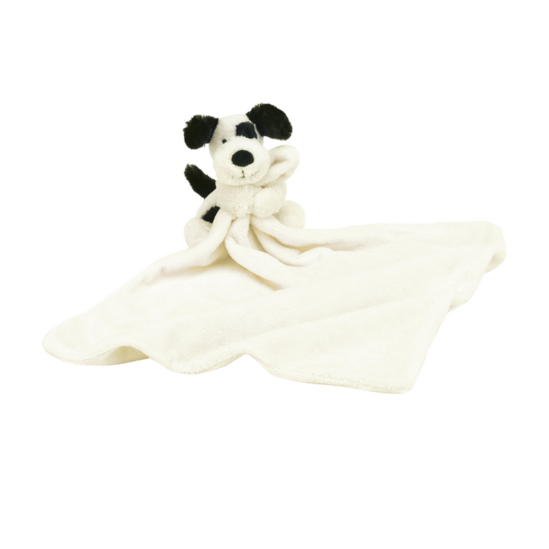 Bashful Puppy Soother | Black & Cream