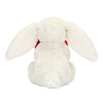 Bashful Red Love Heart Bunny Soft Toy | Little