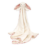Blossom Cream Bunny 'Berry' Blankie