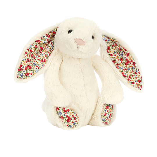 Blossom Cream Bunny Soft Toy | Medium