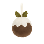 Festive Folly Christmas Pudding Hanging Decoration