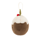 Festive Folly Christmas Pudding Hanging Decoration