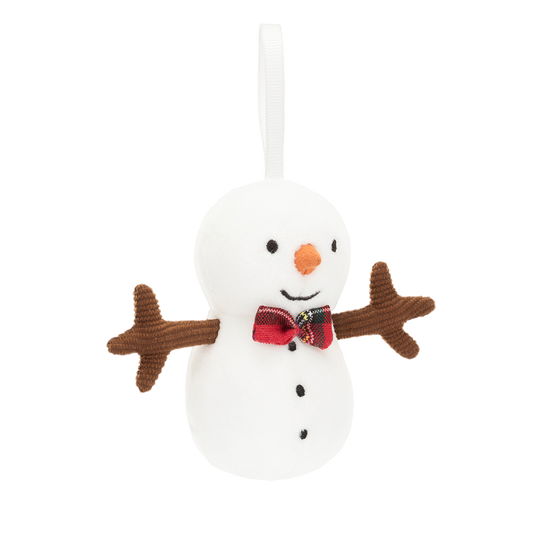 Festive Folly Snowman Hanging Decoration