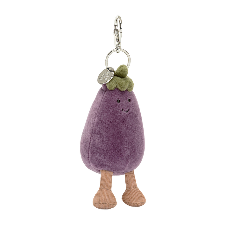 Vivacious Aubergine Bag Charm