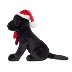 Winter Warmer Pippa Black Labrador Soft Toy