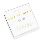 A Little 'Amazing Auntie' Earrings | Silver Plated