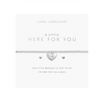 A Little 'Here For You' Bracelet | Silver Plated