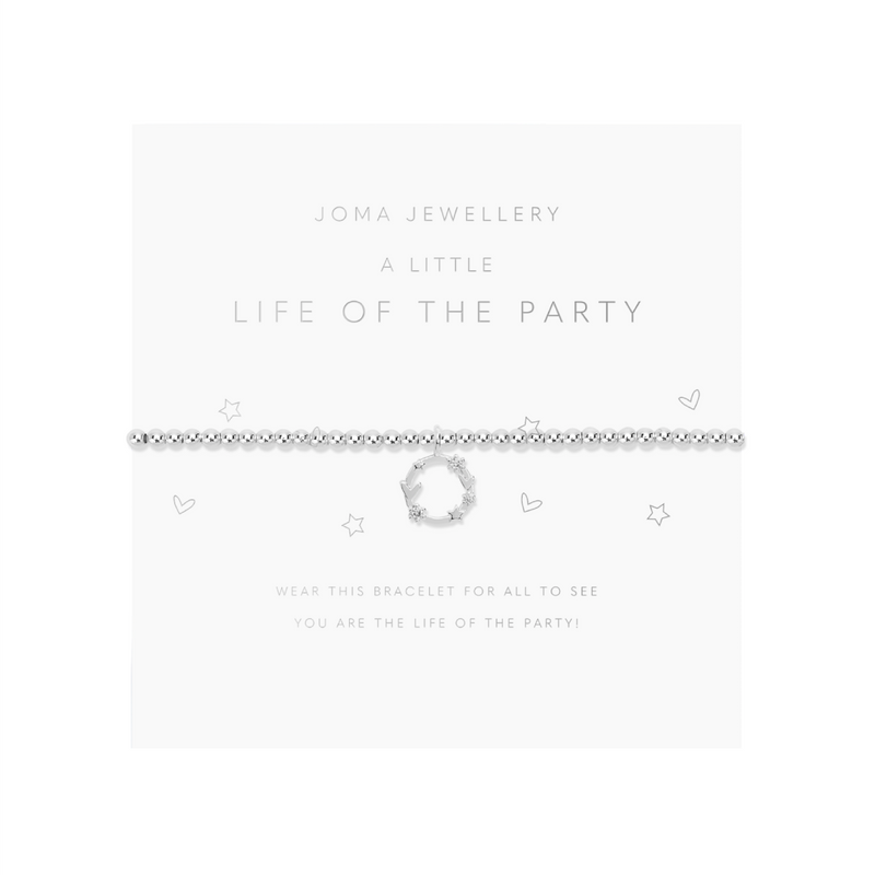 A Little 'Life of the Party' Bracelet | Silver Plated