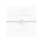 A Little 'Off to University' Bracelet | Silver Plated