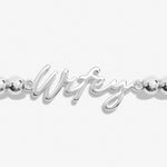 A Little 'Wifey for Lifey' Bracelet | Silver Plated