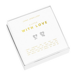 A Little 'With Love' Earrings | Silver Plated