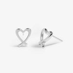 A Little 'With Love' Earrings | Silver Plated