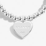 A Little 'Wonderful Granny' Mother's Day Grandparent Bracelet | Silver Plated