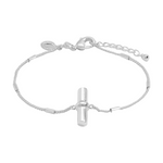 Aura Bar Bracelet | Silver Plated