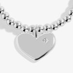 Bauble Jewellery Box 'With Love' Bracelet | Silver Plated