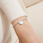 Bauble Jewellery Box 'With Love' Bracelet | Silver Plated