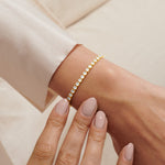 Bracelet Bar CZ Tennis Bracelet | Gold Plated