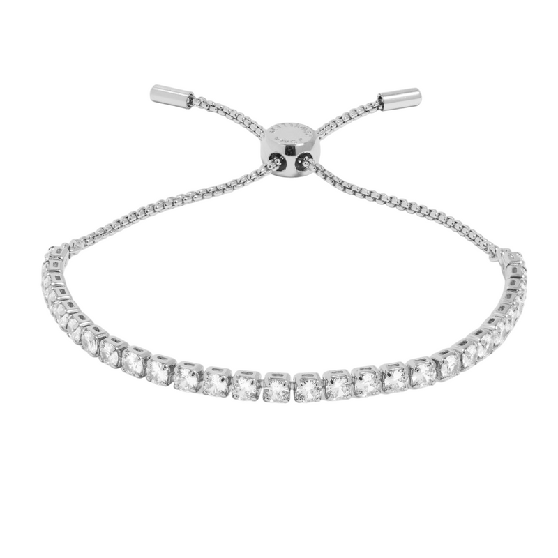 Bracelet Bar CZ Tennis Bracelet | Silver Plated