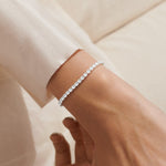 Bracelet Bar CZ Tennis Bracelet | Silver Plated