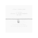 Children's A Little 'Make A Birthday Wish' Bracelet | Silver Plated