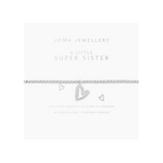 Children's A Little 'Super Sister' Bracelet | Silver Plated