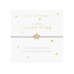 Children's A Little 'Super Star' Bracelet | Silver/Gold Plated