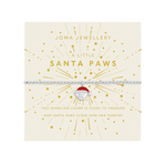 Children's Christmas A Little 'Santa Paws' Bracelet | Silver Plated