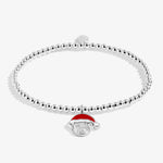 Children's Christmas A Little 'Santa Paws' Bracelet | Silver Plated