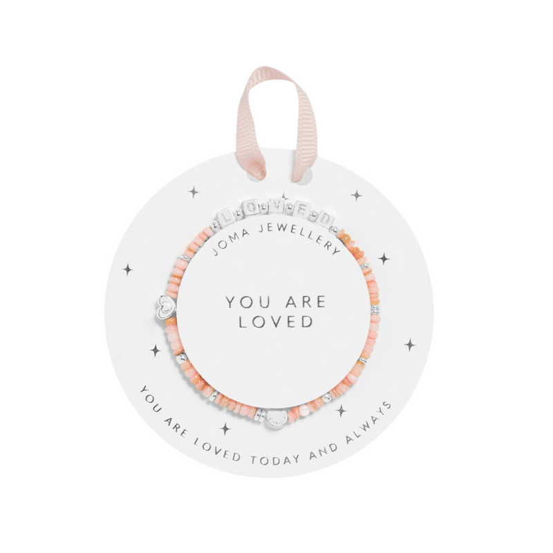 Children's Happy Little Moments 'You Are Loved' Bracelet | Silver Plated