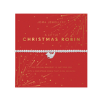 Christmas A Little 'Christmas Robin' Bracelet | Silver Plated