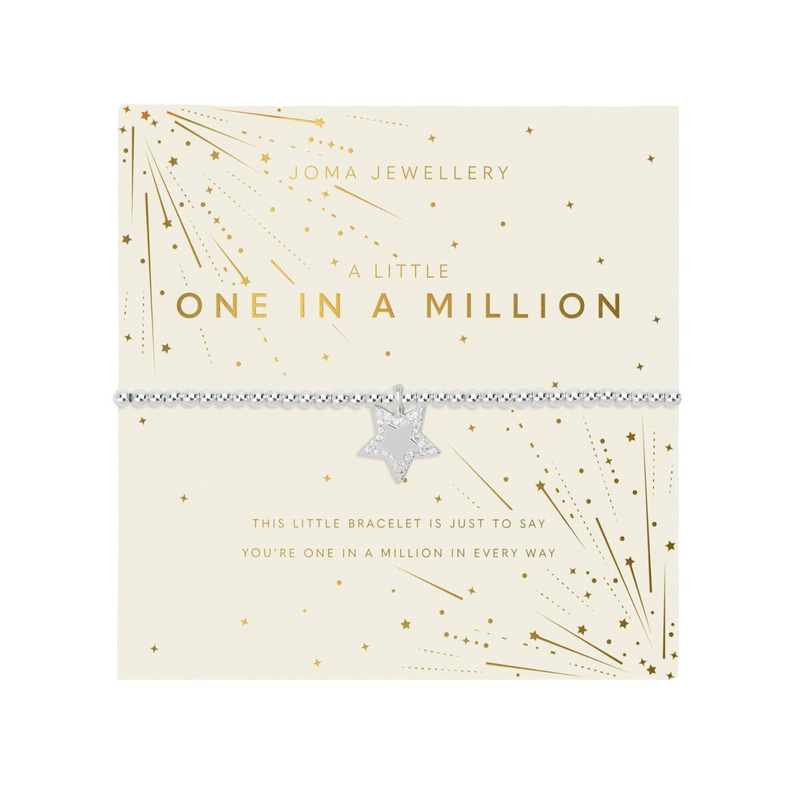 Christmas A Little 'One In A Million' Bracelet | Silver Plated