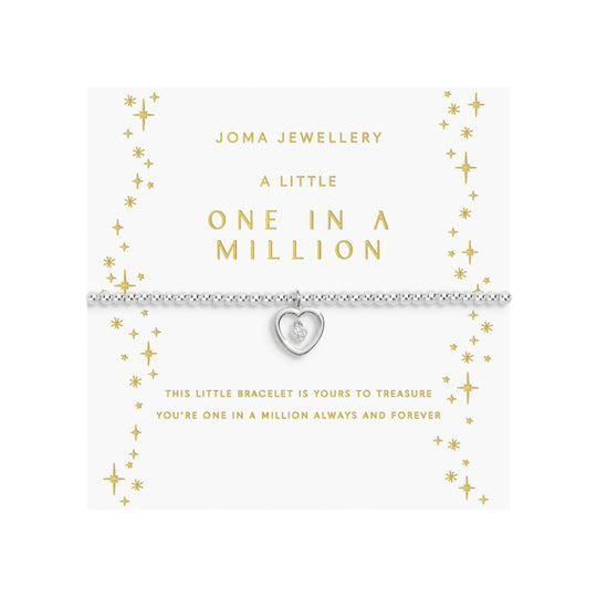 Christmas A Little 'One In A Million' Bracelet | Silver Plated