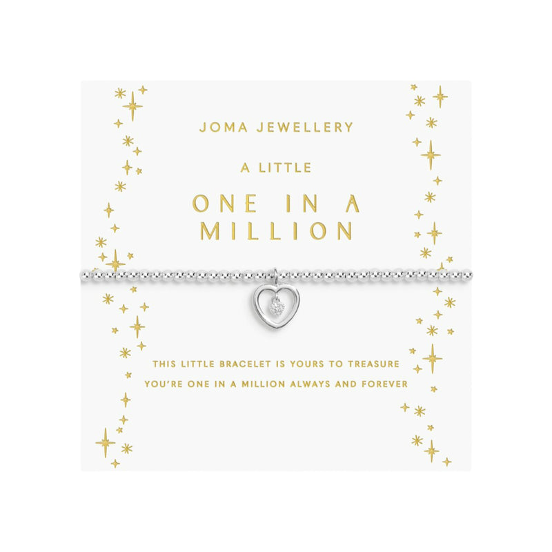 Christmas A Little 'One In A Million' Bracelet | Silver Plated