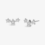 Christmas Bauble Boxed 'Merry Christmas' Earrings | Silver Plated