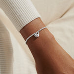 Christmas Cracker Boxed 'Christmas Robin' Bracelet | Silver Plated