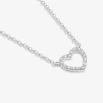 Christmas Cracker Boxed 'With Love' Necklace | Silver Plated